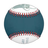 Garden Birthday Party Personalisiert Baseball (Rückseite)