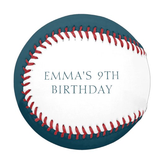 Garden Birthday Party Personalisiert Baseball (Vorderseite Links)