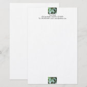 Garden Blätter Stationery Briefpapier (Vorne/Hinten)