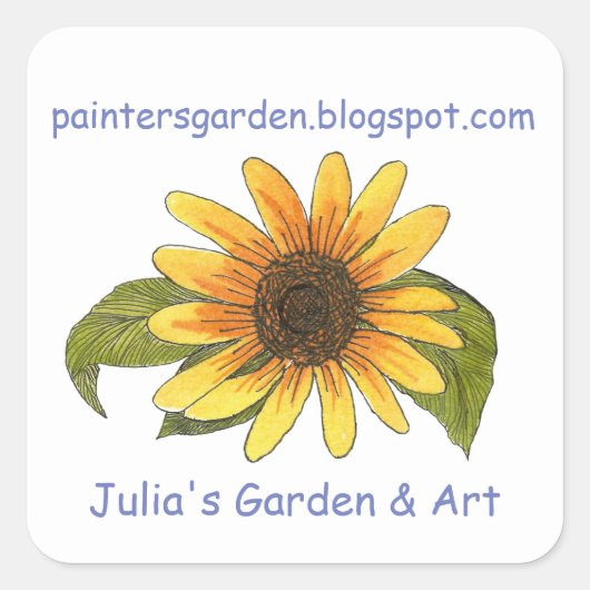 Garden Blog Sticker (Vorderseite)