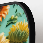 Garden Bloom Pickleball - Niedliche Sonnenblume &  Pickleball Schläger (Linke Seite)