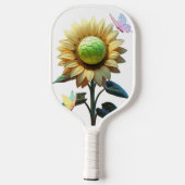 Garden Bloom Pickleball - Niedliche Sonnenblume &  Schläger (Rückseite)