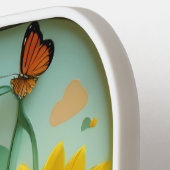 Garden Bloom Pickleball - Niedliche Sonnenblume &  Schläger (Linke Seite)