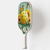 Garden Bloom Pickleball - Niedliche Sonnenblume &  Schläger (Links)