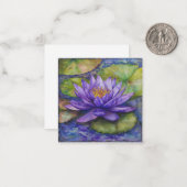 Garden Bloom Wasserfarbrahmen Mitteilungskarte (Vorderseite/Rückseite Beispiel)