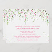 Garden Blooms Bridal Dusche Einladung (Vorne/Hinten)