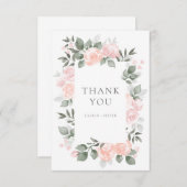 Garden Blooms Dankeschön Card Dankeskarte (Vorne/Hinten)