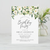 Garden Blooms | Einladung zur Blumengeburt (Stehend Vorderseite)