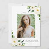 Garden Blooms | Einladungen der Foto Graduation Pa (Vorderseite)