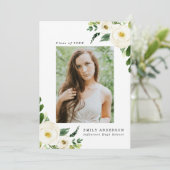 Garden Blooms | Einladungen der Foto Graduation Pa (Stehend Vorderseite)