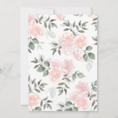 Garden Blooms Save the Date Danke Ihrer Karte (Rückseite)