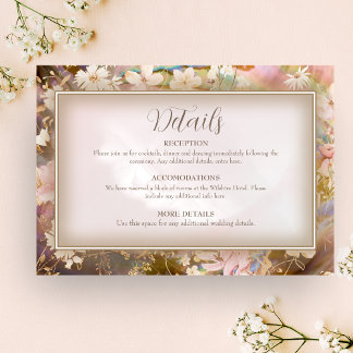 Garden Blooms Wedding Begleitkarte