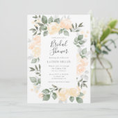 Garden BloomsBridal Dusche Einladung (Stehend Vorderseite)
