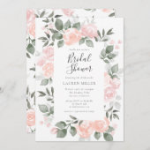 Garden BloomsBridal Dusche Einladung (Vorne/Hinten)