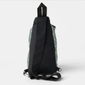 Garden Blue Bloom Crossbody Bag (Rückseite)