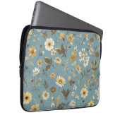 Garden Blue Bloom Laptopschutzhülle (Vorne Rechts)