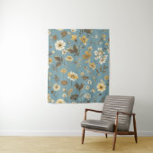 Garden Blue Bloom Wandteppich (Beispiel)