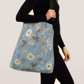 Garden Blue Large Tragetaschen Mit Langen Trägern (Von Nahem)
