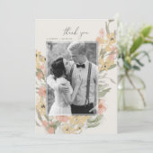 Garden Blüh Danke Karte (Stehend Vorderseite)