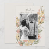 Garden Blüh Danke Karte (Vorne/Hinten)