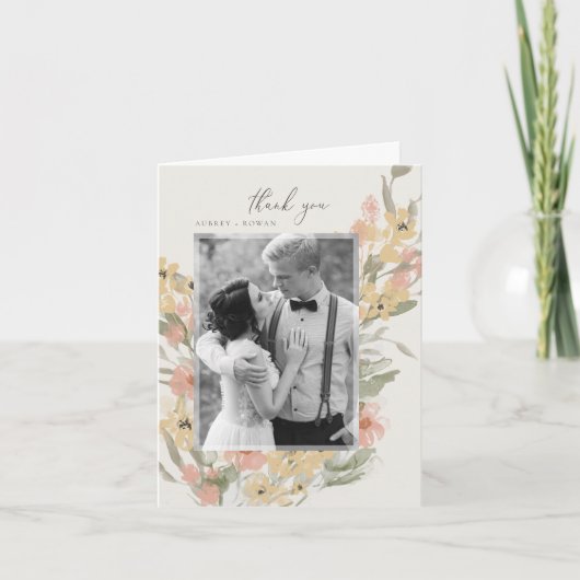 Garden Blüh Danke Karte (Vorderseite)