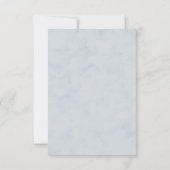 Garden Blüh Empfang Beilage Karte (Rückseite)