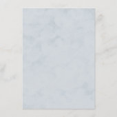 Garden Blüh Menu Card Menükarte (Rückseite)