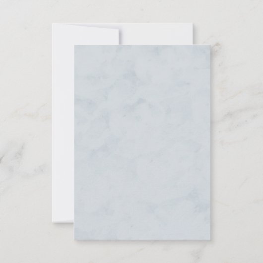 Garden Blühe Details RSVP-Karte einfügen RSVP Karte (Rückseite)