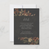 Garden Blühe Details RSVP-Karte einfügen RSVP Karte (Vorderseite)