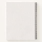 Garden-Blume 8.5 x 11 Spiral-Notebook Notizblock (Rückseite)