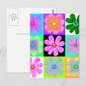 Garden Blume-9 Postkarte (Vorne/Hinten)