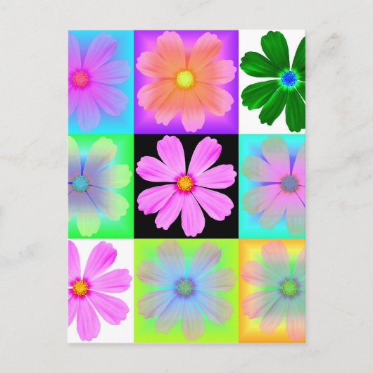 Garden Blume-9 Postkarte (Vorderseite)