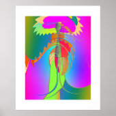 Garden Blume Art Poster (Vorne)