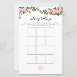 Garden Blume Baby Bingo Baby Showspiel