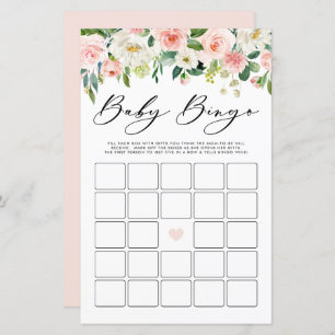 Garden Blume Baby Bingo Baby Showspiel