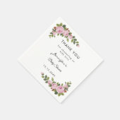 Garden Blume Babydusche Danke Paper Napkin Serviette (Ecke)