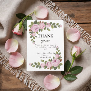 Garden Blume Babydusche Flat Danke Karte