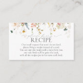 Garden Blume Bitte mitbringen Sie eine Rezept-Umsc Begleitkarte (Vorderseite)