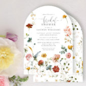 Garden Blume Botanisches Script Brautparty Einladung