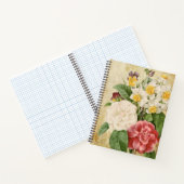 Garden Blume Bouquet Notebook Notizblock (Innenseite)
