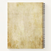 Garden Blume Bouquet Notebook Notizblock (Rückseite)