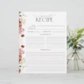 Garden Blume Brautparty Rezept Binder Seite (Stehend Vorderseite)