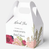 Garden Blume Brautparty Vielen Dank Geschenkschachtel (Vorderseite)