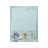 Garden Blume Fairies Wochenplaner Notizblock (Rotiert)