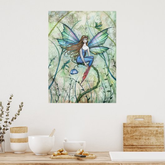 Garden Blume Fee Poster Print by Molly Harrison (Küche)