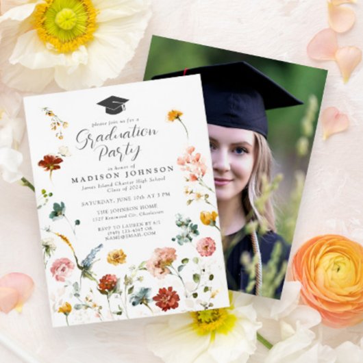 Garden Blume Foto Hochschule Party Einladung