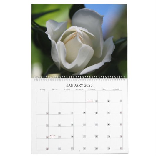 Garden Blume Foto Kalender (Jan 2026)