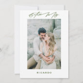 Garden Blume Greenery Boho Floral Brautparty Einladung (Rückseite)