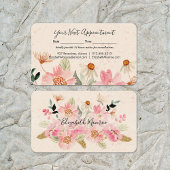 Garden Blume Haar Stylist Salon Terminkarte