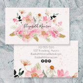 Garden Blume Haar Stylist Salon Visitenkarte